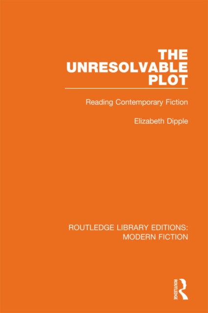 Book Cover for Unresolvable Plot by Elizabeth Dipple