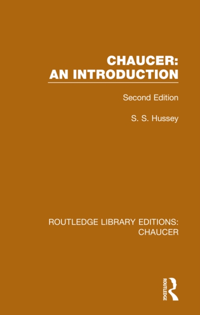 Book Cover for Chaucer: An Introduction by Hussey, S.S.