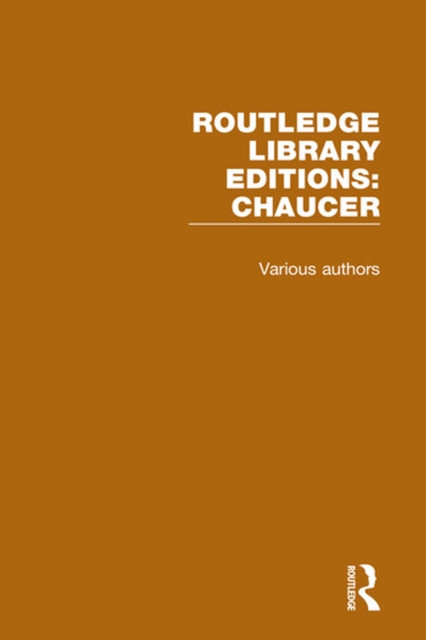 Book Cover for Routledge Library Editions: Chaucer by Various