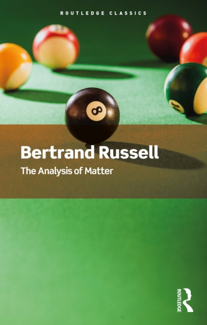 Book Cover for Analysis of Matter by Bertrand Russell