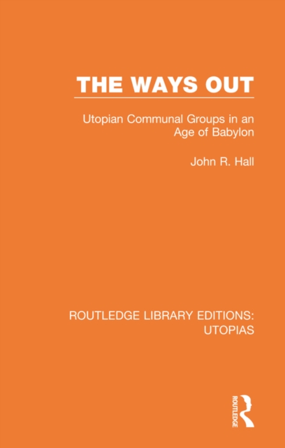 Book Cover for Ways Out by John R. Hall