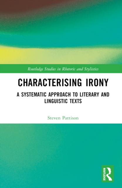 Book Cover for Characterising Irony by Pattison, Steven