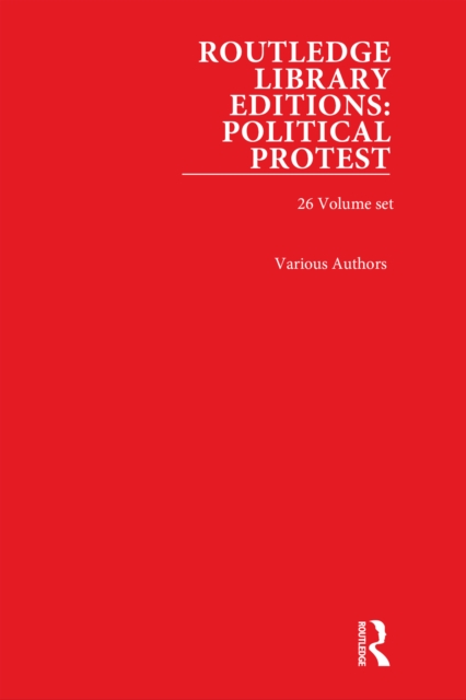 Book Cover for Routledge Library Editions: Political Protest by Various Authors