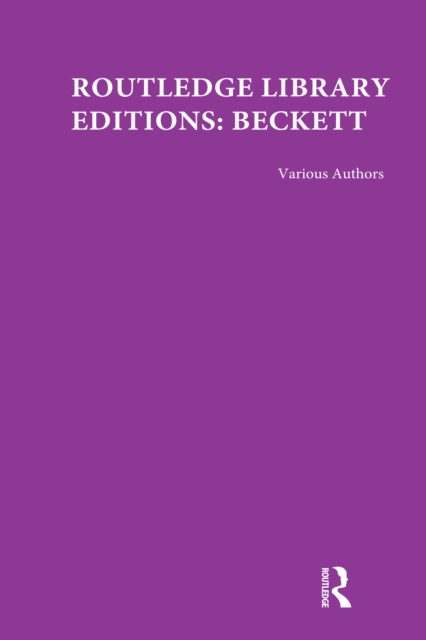 Book Cover for Routledge Library Editions: Beckett by Various Authors