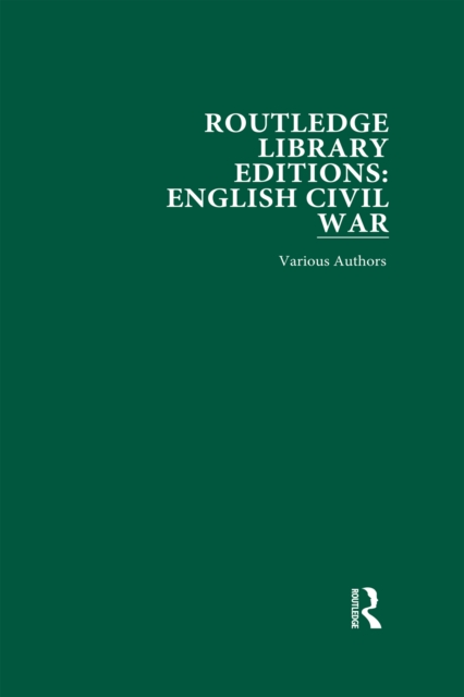 Book Cover for Routledge Library Editions: English Civil War by Various Authors