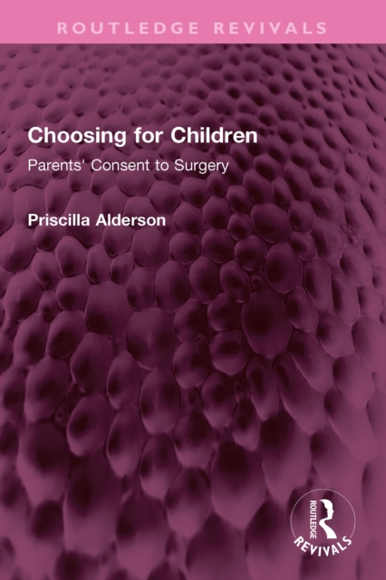 Book Cover for Choosing for Children by Priscilla Alderson