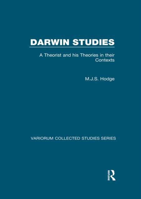 Book Cover for Darwin Studies by M.J.S. Hodge