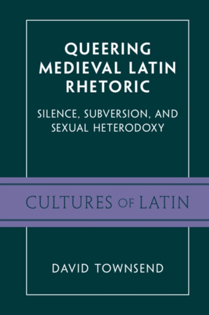 Book Cover for Queering Medieval Latin Rhetoric by David Townsend