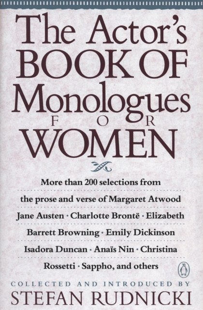 Book Cover for Actor's Book of Monologues for Women by Various