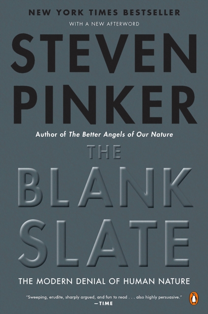 Book Cover for Blank Slate by Steven Pinker