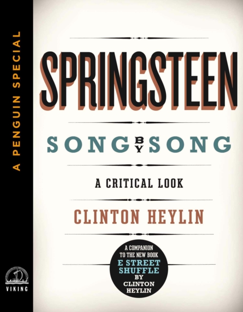 Book Cover for Springsteen Song by Song by Clinton Heylin