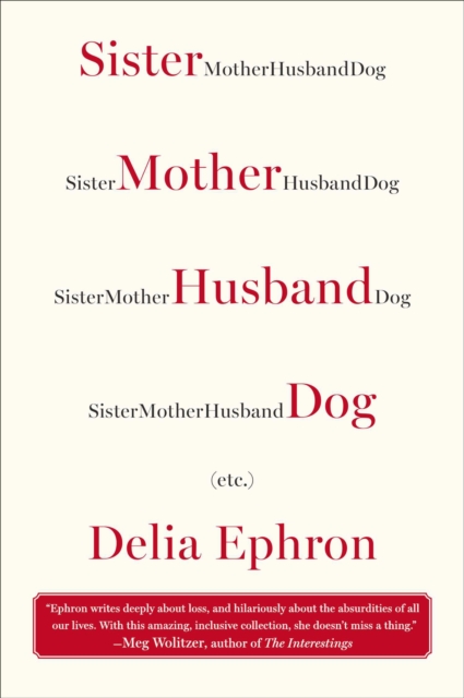 Book Cover for Sister Mother Husband Dog by Delia Ephron