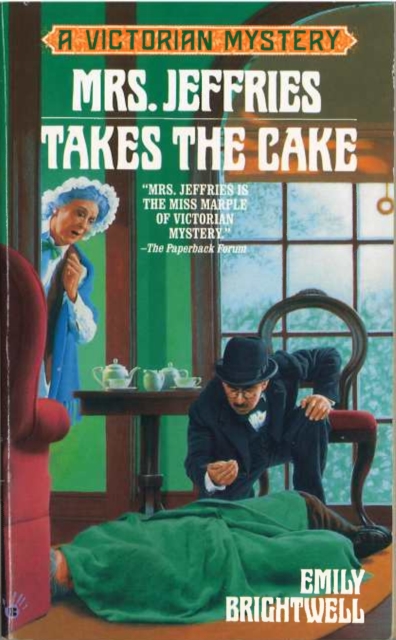 Book Cover for Mrs. Jeffries Takes the Cake by Emily Brightwell