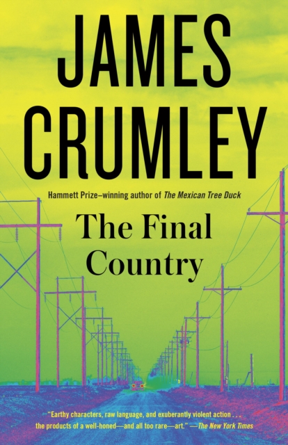 Book Cover for Final Country by James Crumley