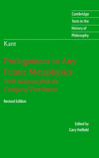 Book Cover for Immanuel Kant: Prolegomena to Any Future Metaphysics by Immanuel Kant