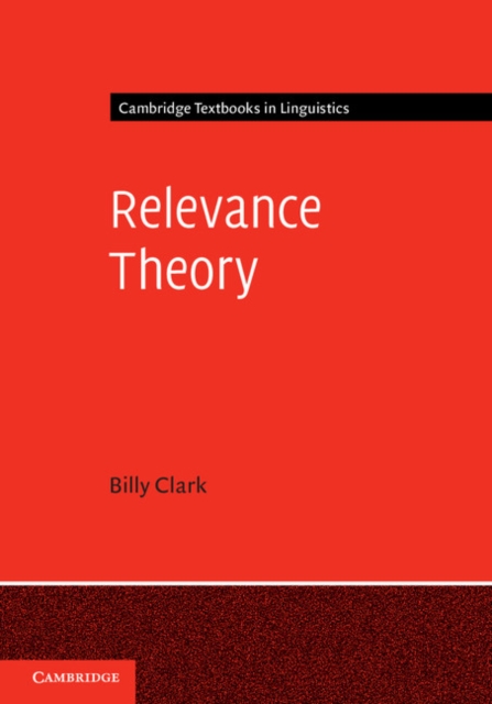 Book Cover for Relevance Theory by Clark, Billy