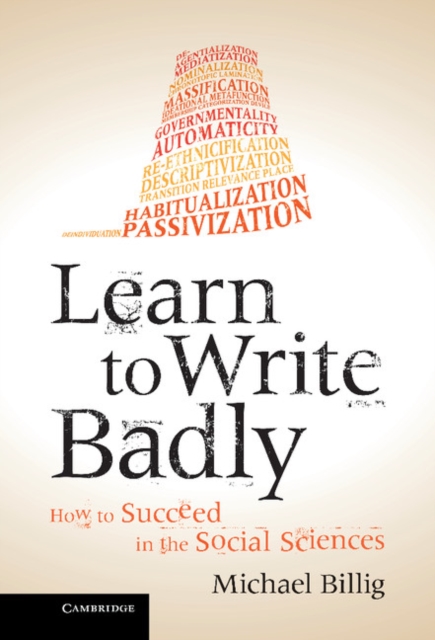 Book Cover for Learn to Write Badly by Michael Billig