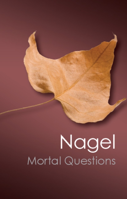 Book Cover for Mortal Questions by Thomas Nagel