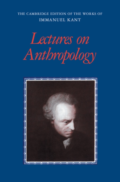 Book Cover for Lectures on Anthropology by Immanuel Kant