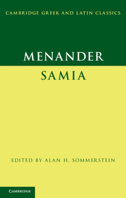 Book Cover for Menander: Samia (The Woman from Samos) by Menander