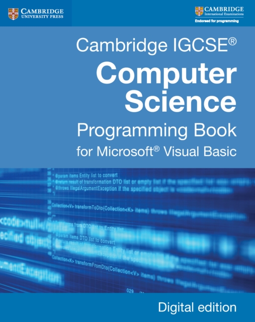 Book Cover for Cambridge IGCSE(R) Computer Science Programming Book Digital edition by Morgan, Richard