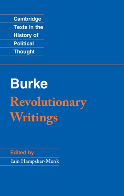 Book Cover for Revolutionary Writings by Edmund Burke