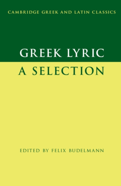 Book Cover for Greek Lyric by 