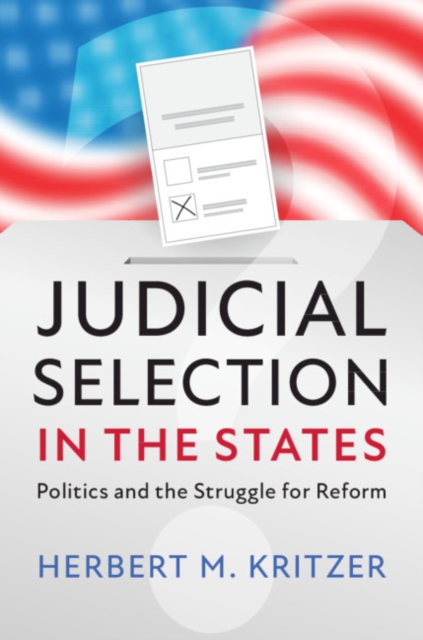 Book Cover for Judicial Selection in the States by Herbert M. Kritzer