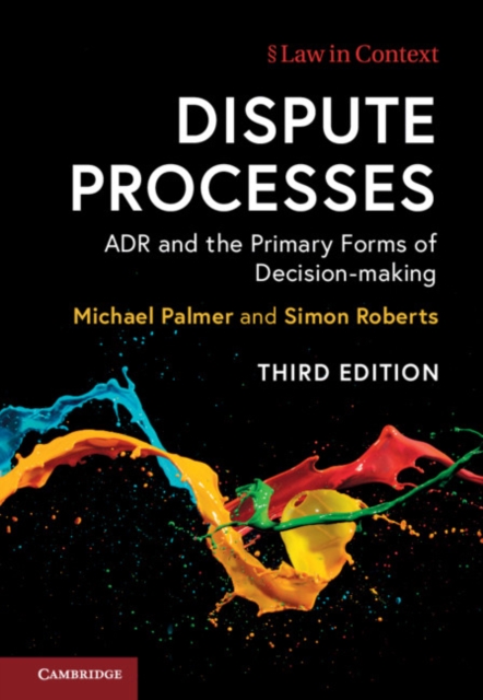 Book Cover for Dispute Processes by Palmer, Michael|Roberts, Simon