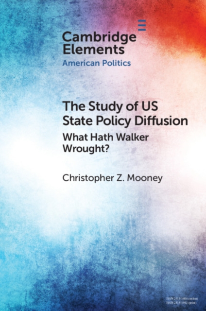 Book Cover for Study of US State Policy Diffusion by Christopher Z. Mooney