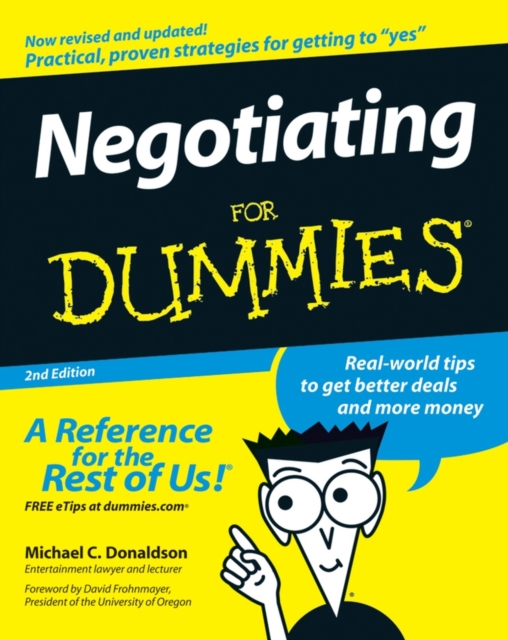 Book Cover for Negotiating For Dummies by Michael C. Donaldson