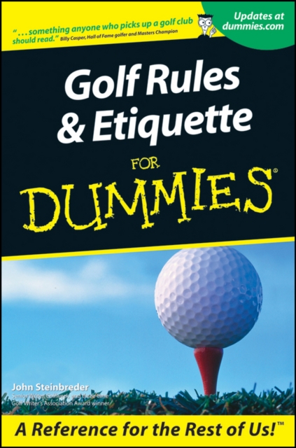 Book Cover for Golf Rules and Etiquette For Dummies by John Steinbreder