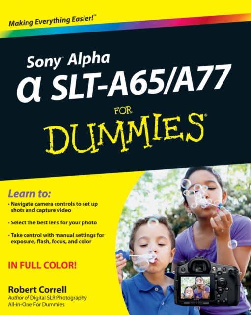 Book Cover for Sony Alpha SLT-A65 / A77 For Dummies by Correll, Robert