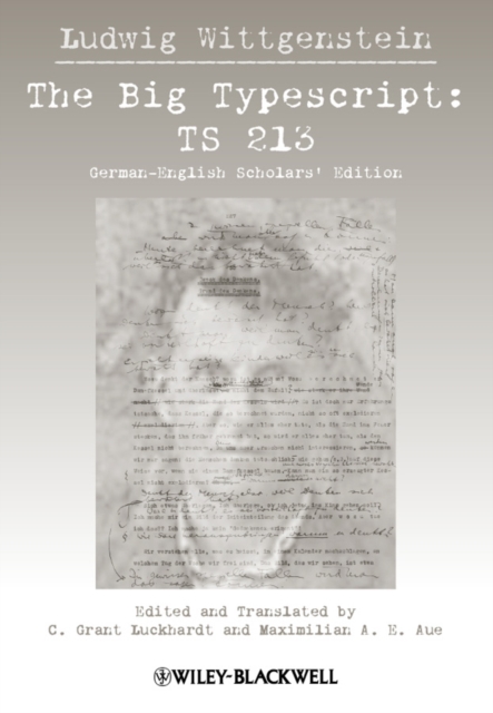 Book Cover for Big Typescript by Ludwig Wittgenstein