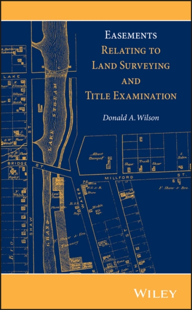 Book Cover for Easements Relating to Land Surveying and Title Examination by Donald A. Wilson