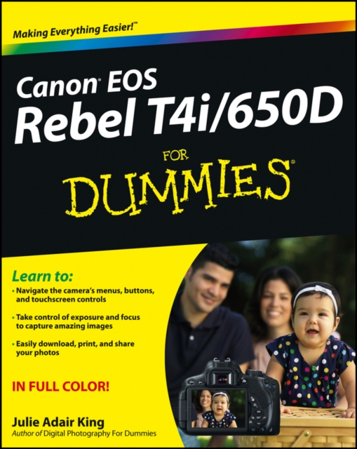 Book Cover for Canon EOS Rebel T4i/650D For Dummies by Julie Adair King