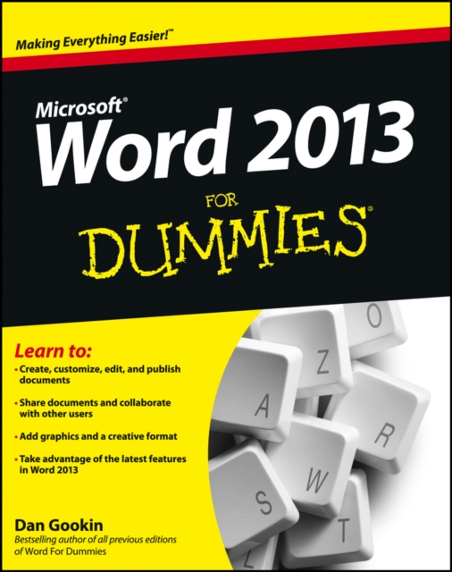 Book Cover for Word 2013 For Dummies by Gookin, Dan