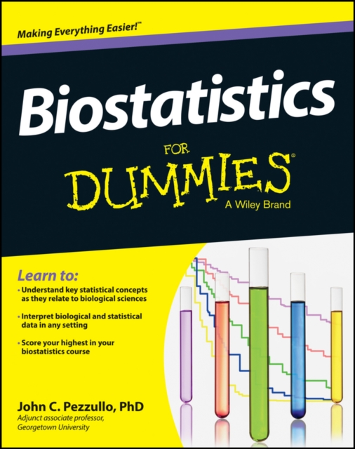 Book Cover for Biostatistics For Dummies by Pezzullo, John