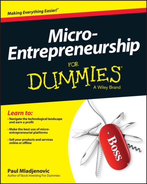 Book Cover for Micro-Entrepreneurship For Dummies by Paul Mladjenovic