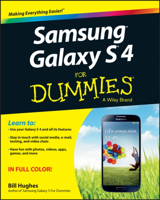 Book Cover for Samsung Galaxy S 4 For Dummies by Bill Hughes