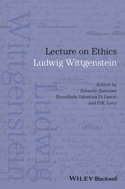 Book Cover for Lecture on Ethics by Ludwig Wittgenstein