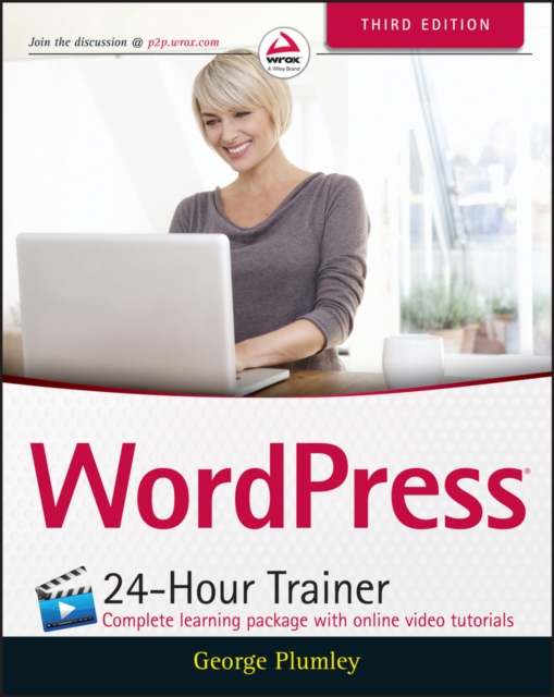 Book Cover for WordPress 24-Hour Trainer by George Plumley