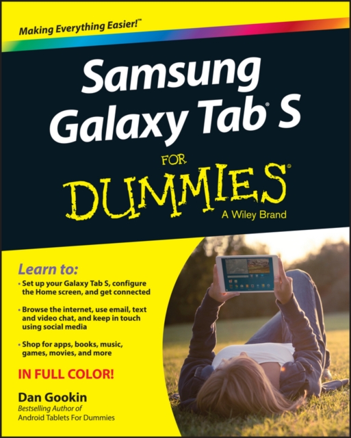 Book Cover for Samsung Galaxy Tab S For Dummies by Dan Gookin