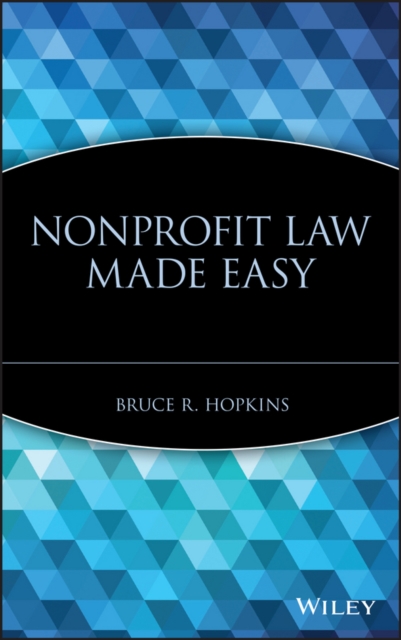 Book Cover for Nonprofit Law Made Easy by Bruce R. Hopkins