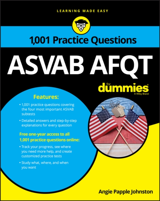 Book Cover for ASVAB AFQT by Angie Papple Johnston