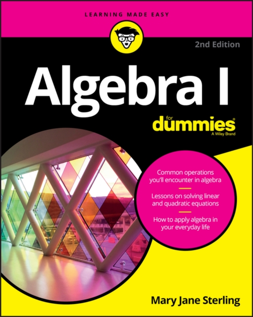 Book Cover for Algebra I For Dummies by Mary Jane Sterling