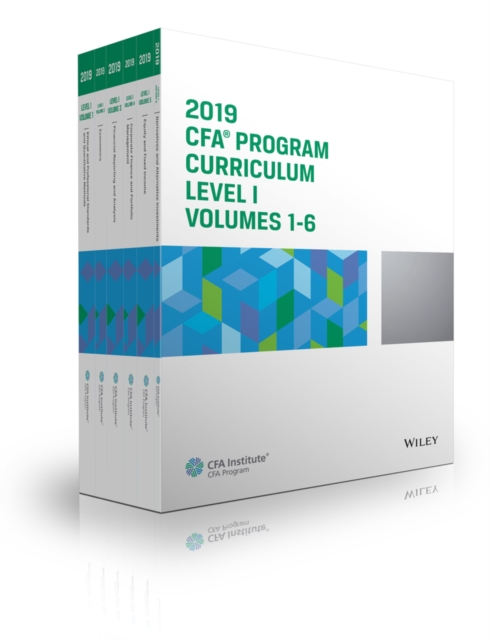 Book Cover for CFA Program Curriculum 2019 Level I Volumes 1-6 Box Set by CFA Institute