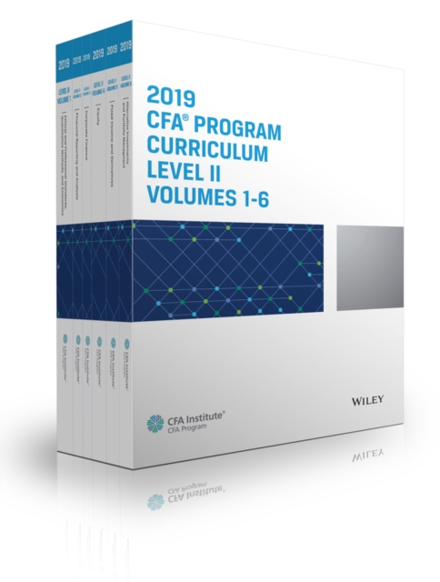 Book Cover for CFA Program Curriculum 2019 Level II Volumes 1-6 Box Set by CFA Institute