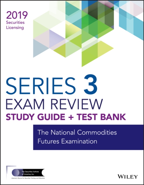 Book Cover for Wiley Series 3 Securities Licensing Exam Review 2019 + Test Bank by Wiley