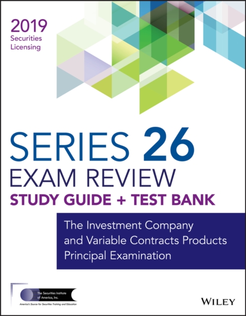 Book Cover for Wiley Series 26 Securities Licensing Exam Review 2019 + Test Bank by Wiley